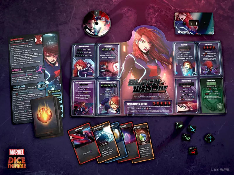 Marvel Dice Throne - Black Widow vs Doctor Strange