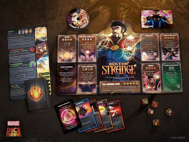 Marvel Dice Throne - Black Widow vs Doctor Strange