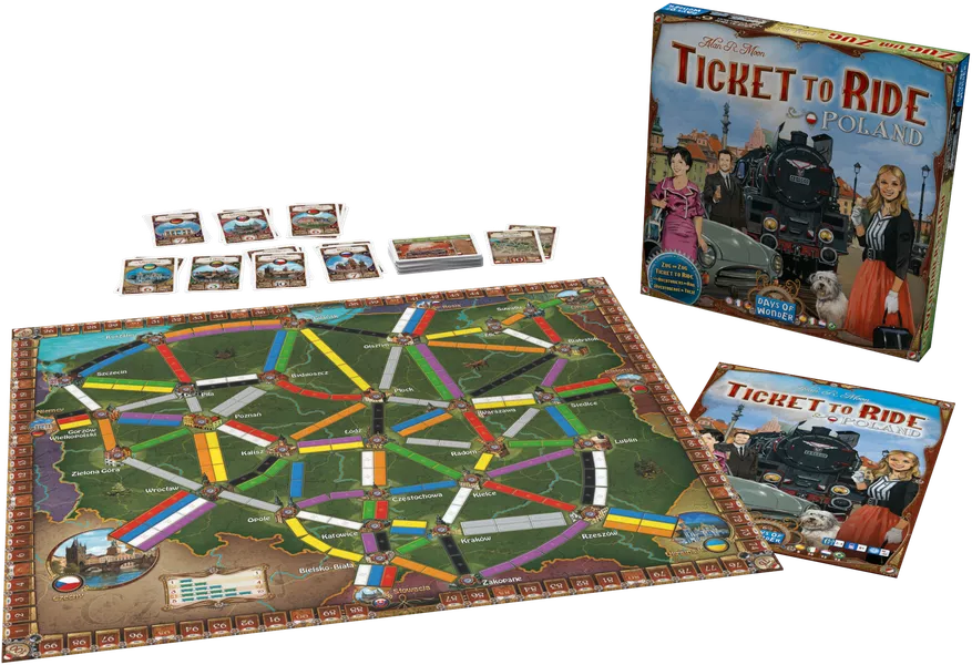 Ticket to Ride Map Collection 6.5 Poland