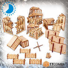 Load image into Gallery viewer, TTCombat Tabletop Scenics - Sci-fi Gothic Razed District