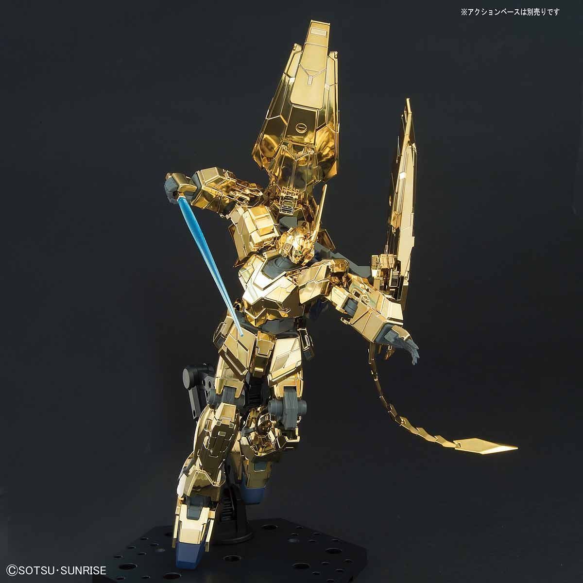 HGUC Gundam Unicorn Phenex Unicorn Mode Gold Plated 1/144 Model Kit