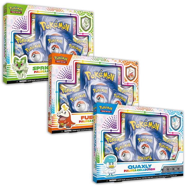 Pokemon TCG Paldea Collection - Sprigatito / Fuecoco / Quaxly