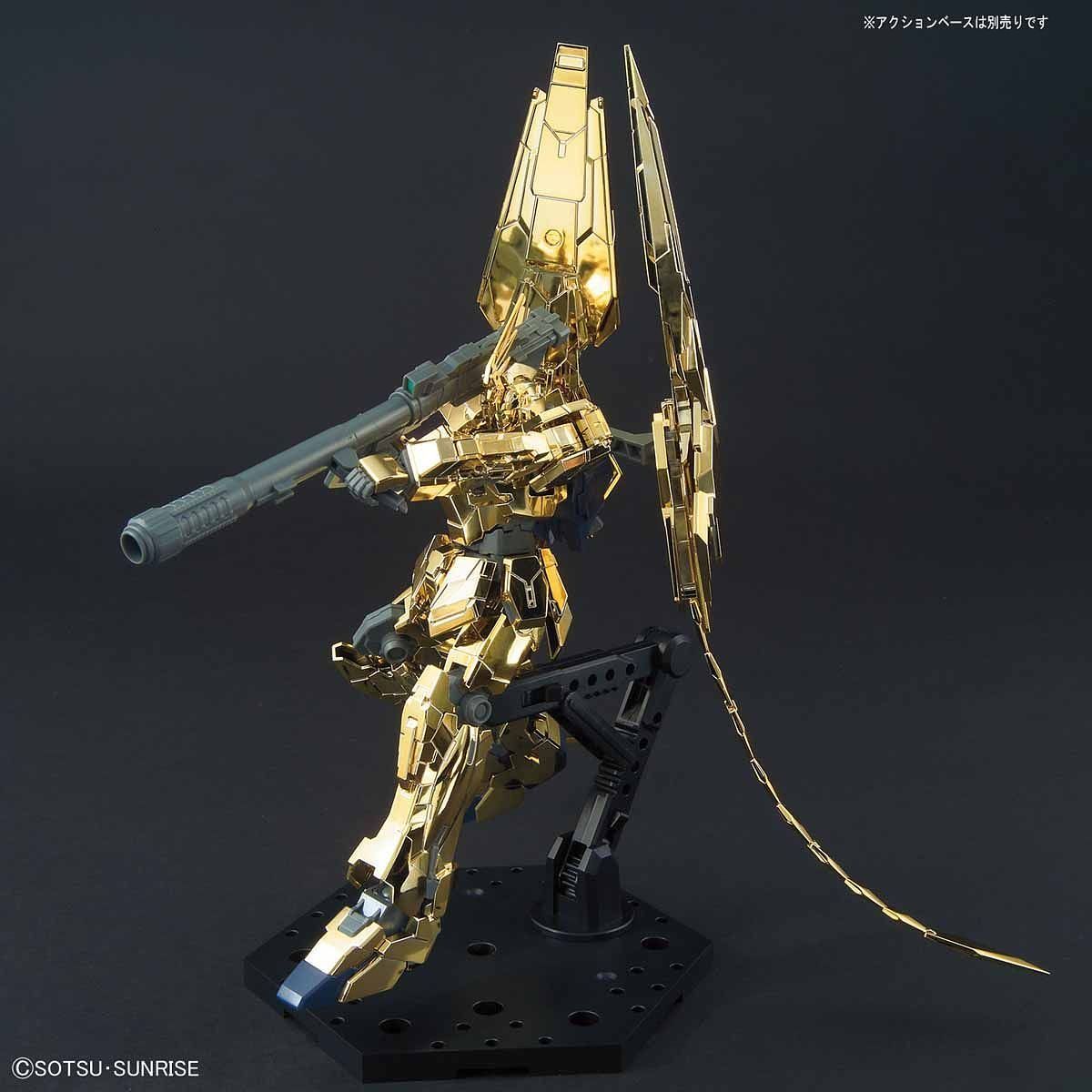 HGUC Gundam Unicorn Phenex Unicorn Mode Gold Plated 1/144 Model Kit