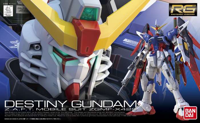 RG Gundam Destiny 1/144 Model Kit