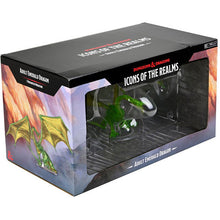 Load image into Gallery viewer, D&D Icons of the Realms Adult Emerald Dragon Premium Figure