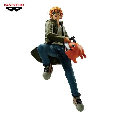 Chainsaw Man Vibration Stars Denji & Pochita Banpresto Figurine