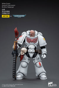 Joytoy warhammer 40k actionfigur hvide ar overfald forbeder bror batjargal