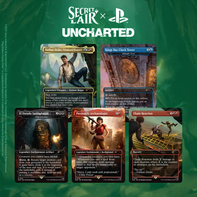 Magic The Gathering: Secret Lair x Playstation Uncharted