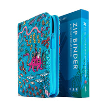 Load image into Gallery viewer, VaultX Exo-Tec Zip Binder Water: Osare 4 Pocket