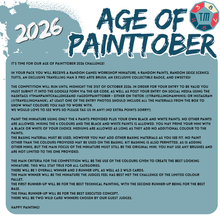 Load image into Gallery viewer, Age of Painttober Challenge! 2026