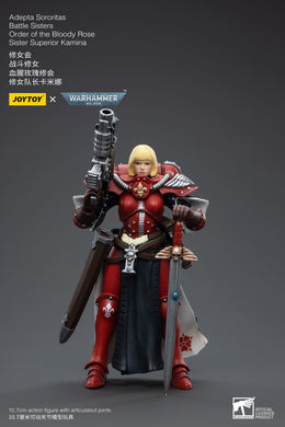 JOYTOY Warhammer 40k Action Figure Adepta Sororitas Battle Sisters Order of the Bloody Rose Sister Superior Kamina
