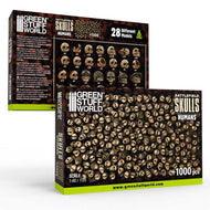 Green Stuff World 1000x Battlefield Resin Skulls 1:48-1:35