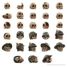 Load image into Gallery viewer, Green Stuff World 1000x Battlefield Resin Skulls 1:48-1:35