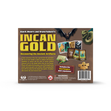 Incan Gold 2024 Edition - includes New Danger Expansion