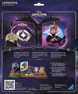 Disney Lorcana TCG: Lorebook 4-Pocket Portfolio Evil Queen
