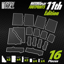 Load image into Gallery viewer, Green Stuff World 11th Edition Glasspack Footprints WH40k Compatible