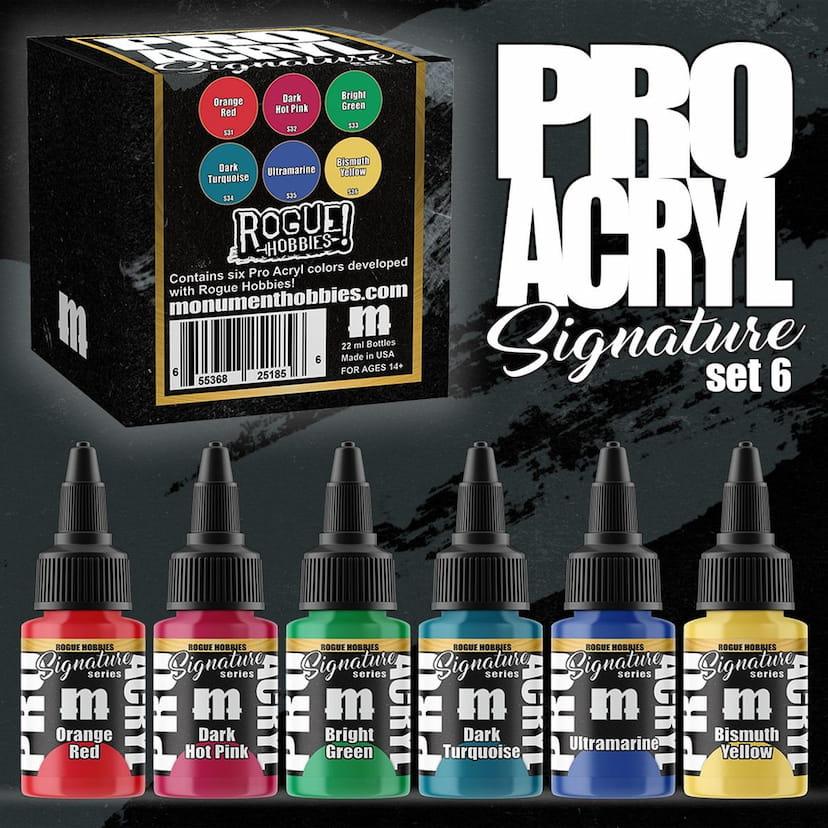 Pro Acryl Signature - Set 6 - Rogue Hobbies