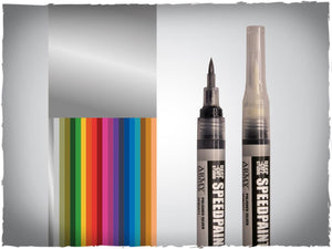 Deep Cut Studios - Speedpaint Marker – Polished Silver Metallic