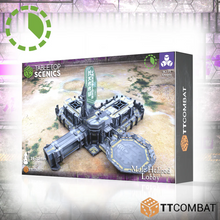 Laden Sie das Bild in den Galerie-Viewer, TTCombat Tabletop Scenics – MULE Helipad Lobby