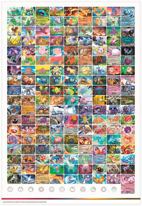 Pokemon TCG Scarlet & Violet 151 Poster Collection