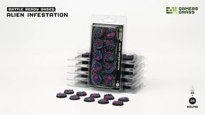 Gamers Grass Alien Infestation Bases 25mm
