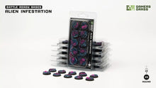 Load image into Gallery viewer, Gamers Grass Alien Infestation Bases 25mm