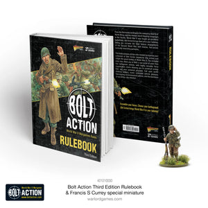 Bolt Action Third Edition Rulebook With Francis S. Currey Special Miniature