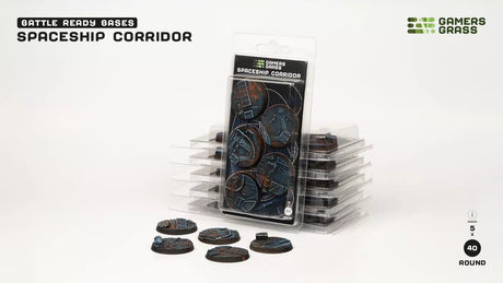 Gamers Grass Spaceship Corridor Bases 40mm