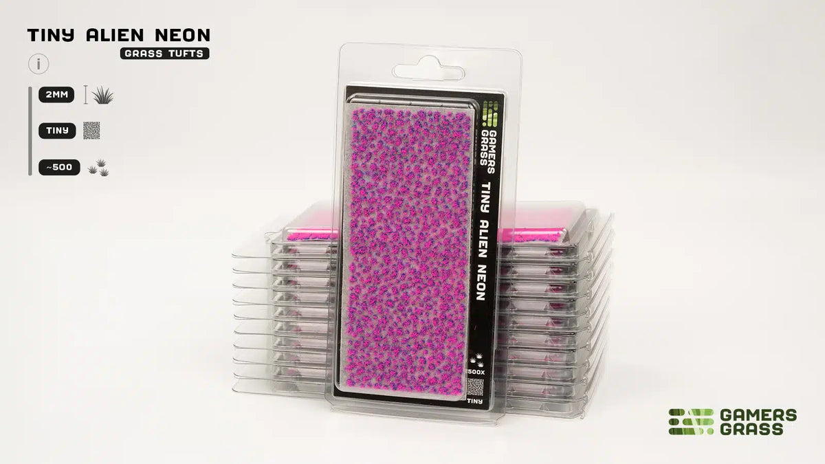 Gamers Grass Tiny Tufts Alien Neon 2mm