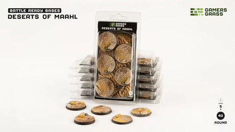 Gamers Grass Deserts Of Maahl Bases 40mm