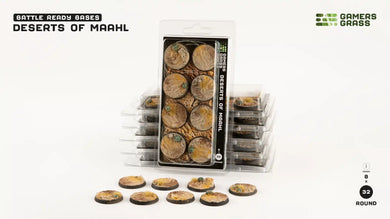 Gamers Grass Deserts Of Maahl Bases 32mm