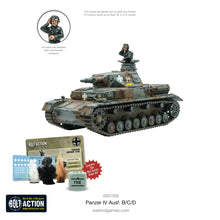 Bild in den Galerie-Viewer laden, Bolt Action Panzer IV Ausf. B/C/D