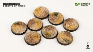 Gamers Grass Deserts Of Maahl Bases 32mm