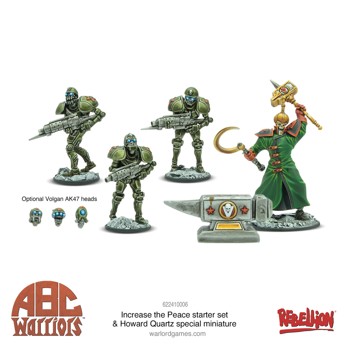ABC Warriors Increase The Peace Starter Game & Howard Quartz 'Mr Ten Per Cent' Special Miniature