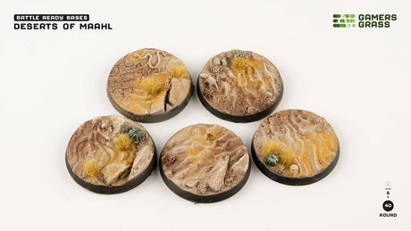 Gamers Grass Deserts Of Maahl Bases 40mm