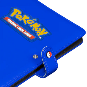 Pokemon Premium Blue Snap Binder 4-Pocket Binder - Blue