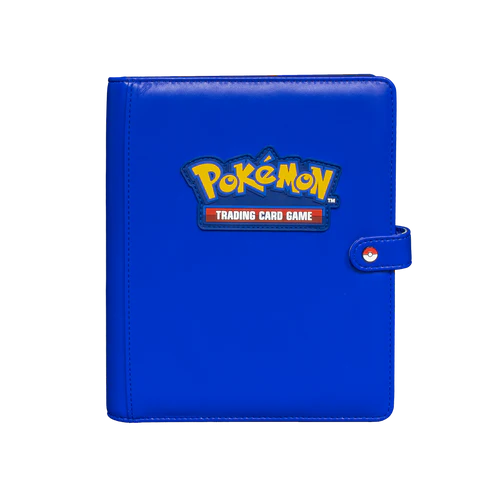 Pokemon Premium Blue Snap Binder 4-Pocket Binder - Blue