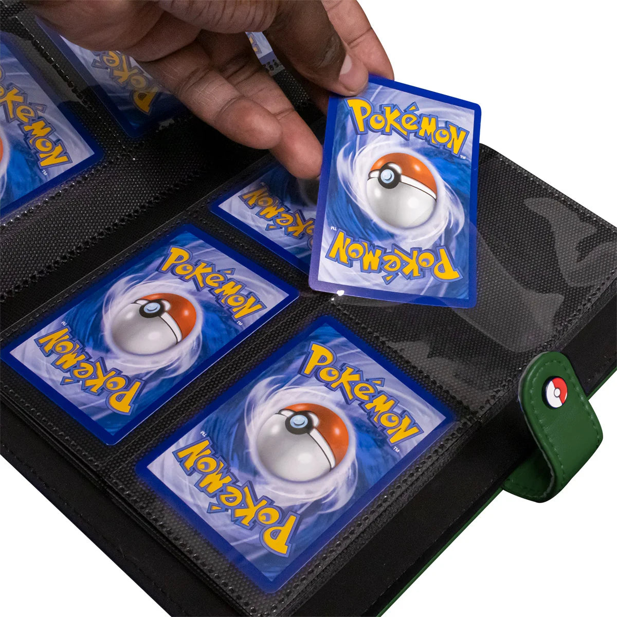 Pokemon TCG Premium 4-Pocket Snap Binder: Green