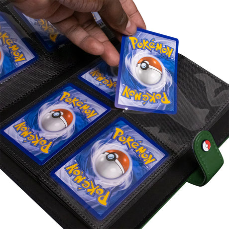 Pokemon TCG Premium 4-Pocket Snap Binder: Green