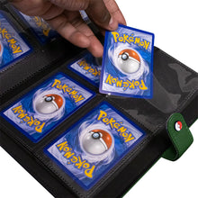 Load image into Gallery viewer, Pokemon TCG Premium 4-Pocket Snap Binder: Green