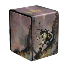 Load image into Gallery viewer, Ultra Pro Artist Spotlight Frank Frazetta Alcove Flip Deck Box: Warrior with Ball and Chain