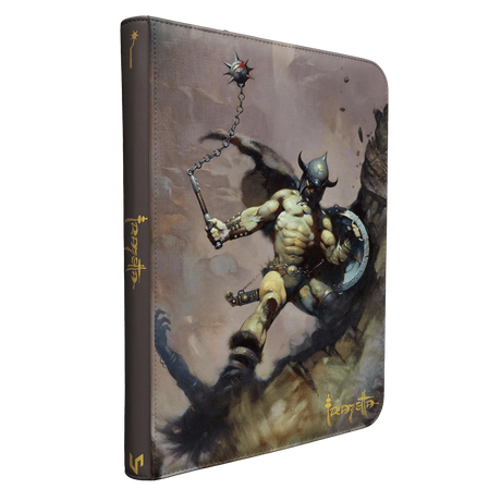 Ultra Pro Artist Spotlight Frank Frazetta 9-Pocket Zippered PRO-Binder: Warrior with Ball and Chain