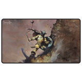 Ultra Pro Artist Spotlight Frank Frazetta Black Stitched Playmat: Warrior with Ball and Chain
