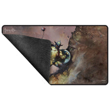 Load image into Gallery viewer, Ultra Pro Artist Spotlight Frank Frazetta Black Stitched Playmat: Warrior with Ball and Chain