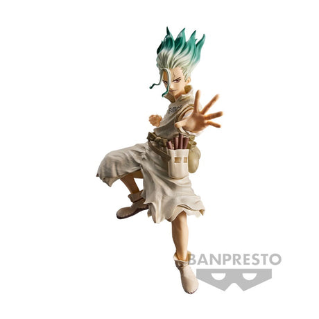 Dr Stone Stone World Senku Ishigmi II Statue Banpresto