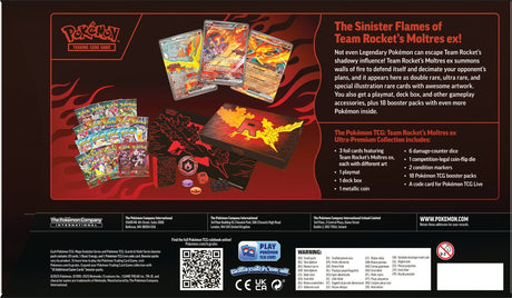 Pokemon TCG Team Rocket's Moltres ex Ultra-Premium Collection