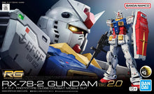 Load image into Gallery viewer, RG Gundam RX-78-2 ver 2.0 1/144 Model Kit