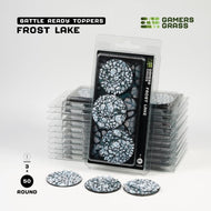 Gamers Grass Battle Ready Toppers - Frost Lake 50mm Round