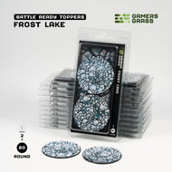 Gamers Grass Battle Ready Toppers - Frost Lake 60mm Round