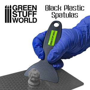 Green Stuff World Black Plastic Spatulas